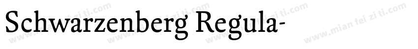 Schwarzenberg Regula字体转换